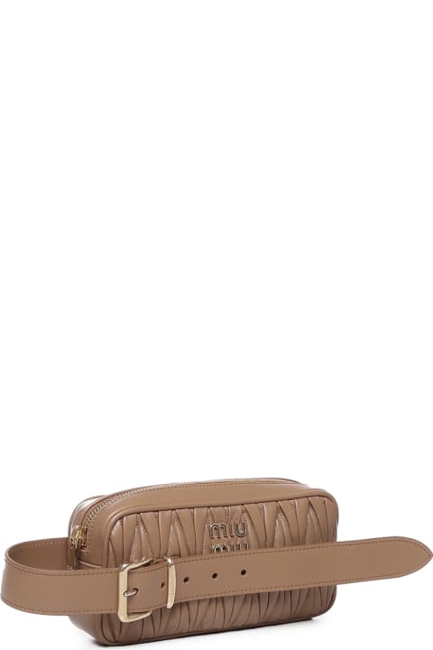Miu Miu Sale for Women Miu Miu Biscuit Leather Clutch