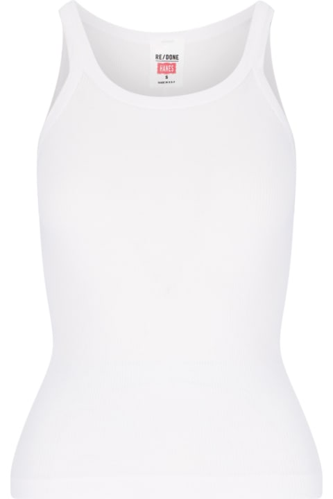 RE/DONE Topwear for Women RE/DONE Re/done - ribbed Tank Top