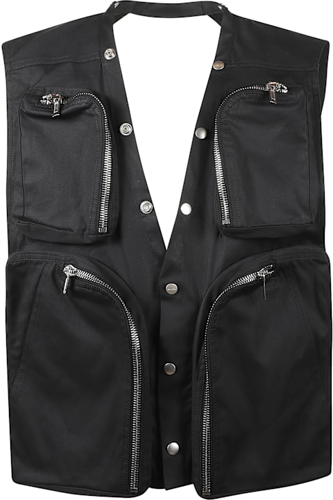 Clothing for Men Rick Owens Cargo Buttoned Vest