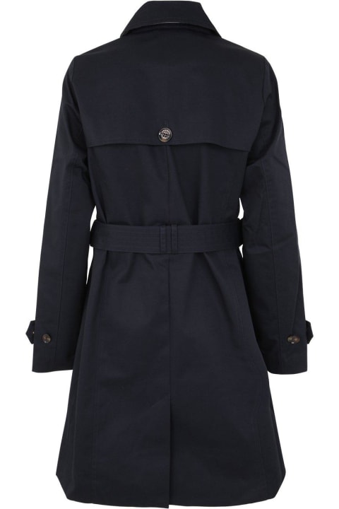 Barbour Coats & Jackets for Women Barbour Short Greta Showerproof Trench Coat
