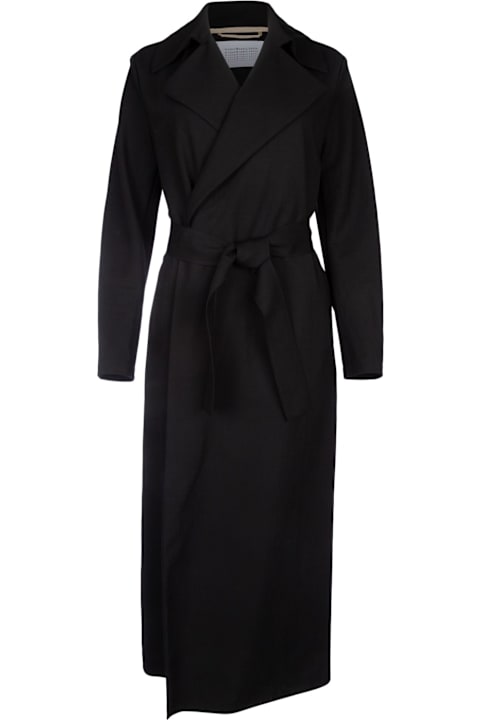 Harris Wharf London Coats & Jackets for Women Harris Wharf London Women Long Trench Rayon