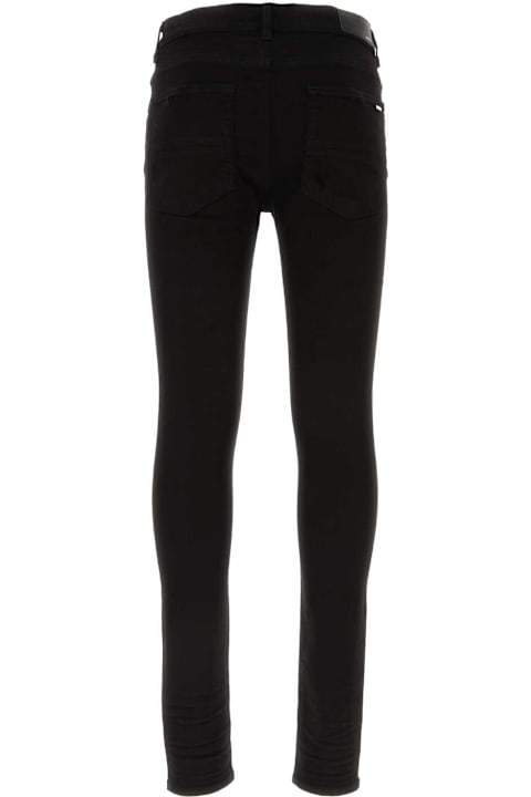 الجينز لـ القسم الرجالي AMIRI Black Stretch Denim Jeans