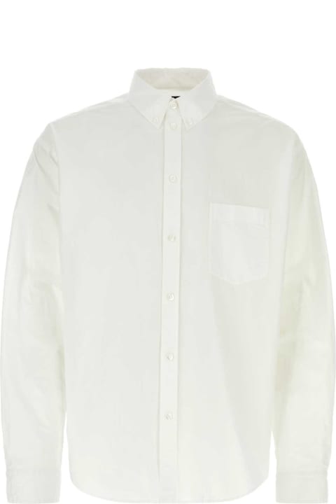 Fashion for Men Balenciaga White Cotton Shirt