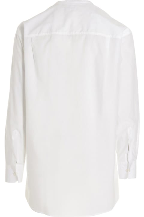 Dolce & Gabbana Shirts for Women Dolce & Gabbana Band Collar Plain Long Shirt
