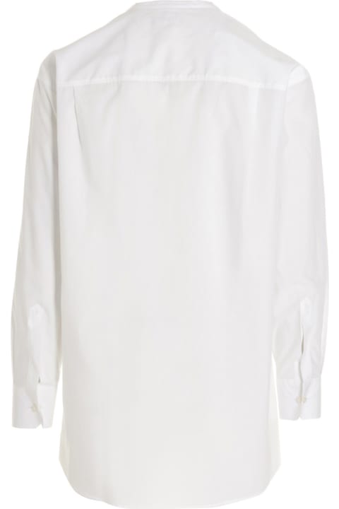 Homeware Dolce 
Gabbana Band Collar Plain Long Shirt