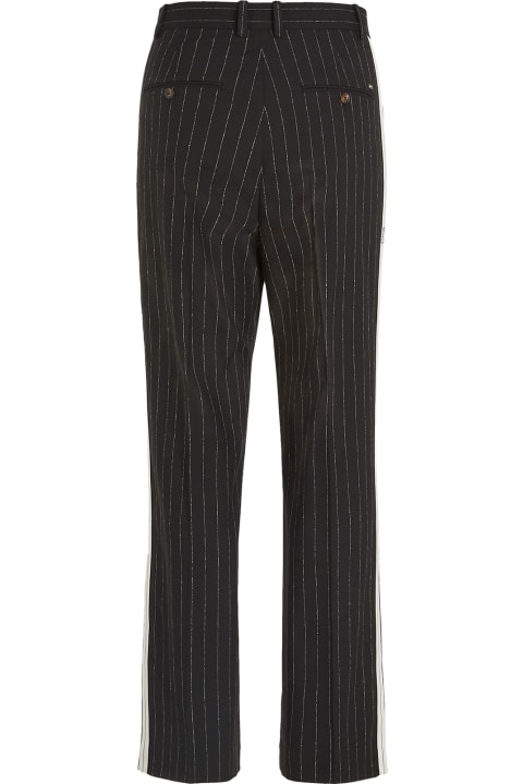 ウィメンズ Tommy Hilfigerのパンツ＆ショーツ Tommy Hilfiger Relaxed Fit Straight Pinstriped Trousers