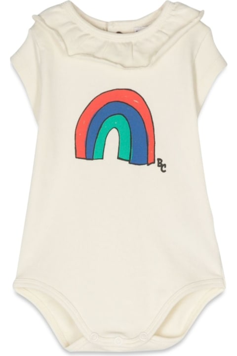 ベビーガールズ ボディスーツ＆セットアップ Bobo Choses Baby Rainbow Ruffle Collar Body