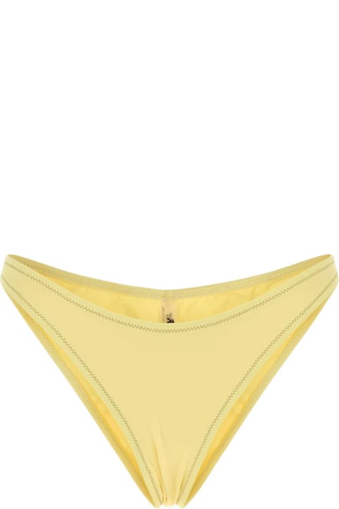 أدوات منزلية Reina Olga Pastel Yellow Stretch Nylon Brigitte Bikini Bottom