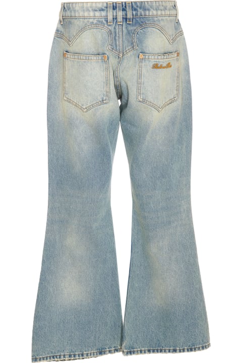 Balmain for Women Balmain Bootcut Western Denim Jeans