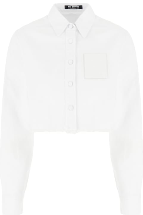 Raf Simons for Women Raf Simons White Piquet Shirt