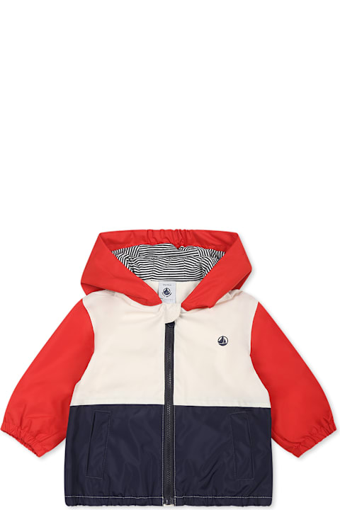 Petit Bateau Coats & Jackets for Baby Girls Petit Bateau Multicolor Windbreaker Jacket For Baby Boy