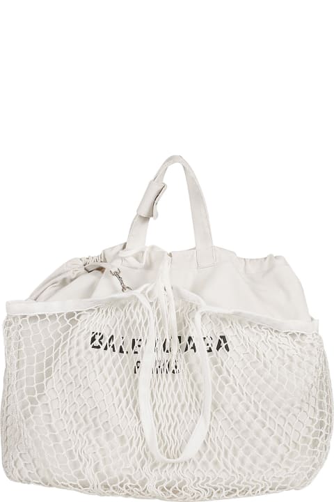 Homeware Balenciaga Logo Mesh Tote