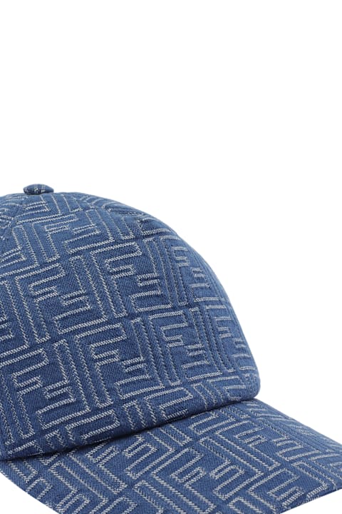 Fendi Hats for Women Fendi Ff Denim Baseball Cap
