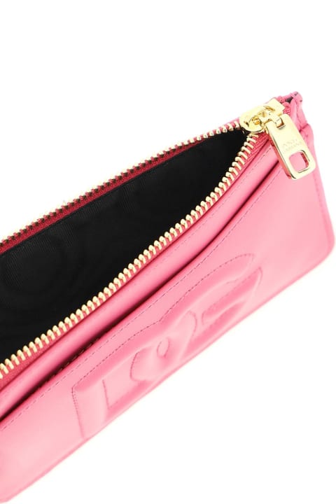 Dolce & Gabbana Accessories for Women Dolce & Gabbana Logo Embossed Zipped Wallet