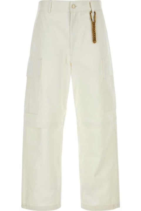 DARKPARK Clothing for Men DARKPARK White Denim Saint Cargo Pant