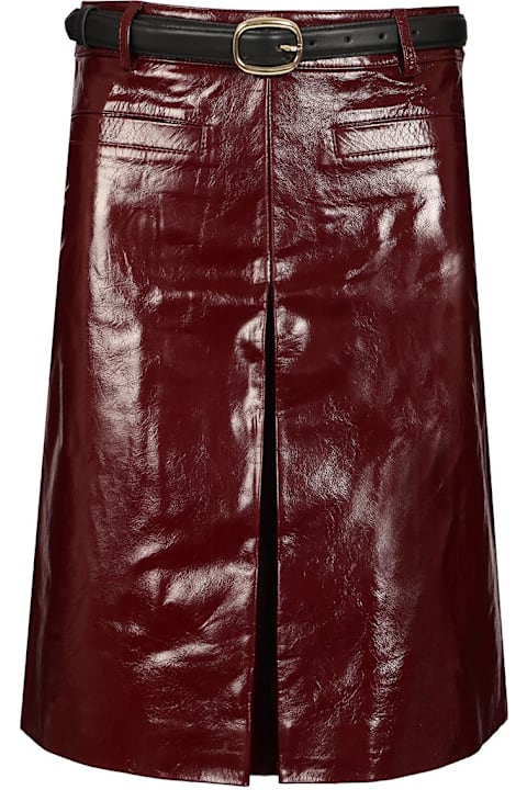 Homeware self-portrait Mini Skirt In Patent Leather