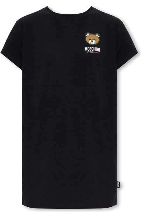 Fashion for Women Moschino Teddy Bear Patch Long T-shirt