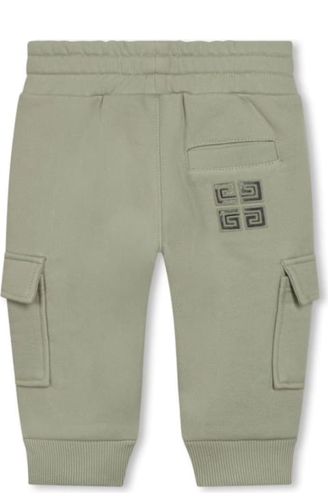 Bottoms for Baby Girls Givenchy Givenchy Kids Trousers Green