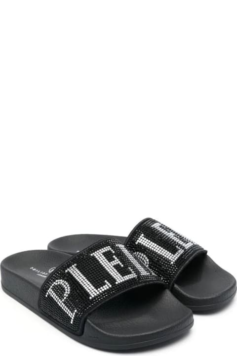 ガールズ Philipp Plein Juniorのシューズ Philipp Plein Junior Slippers With Logo