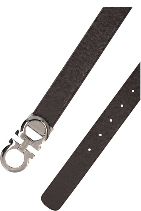 Belts for Men Ferragamo Gancini Reversible Buckle Belt