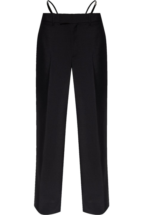 Pants & Shorts for Women Gucci Wool Pleated Pants