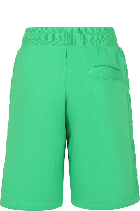 Sale for Kids Little Marc Jacobs Green Shorts For Boy With Logo