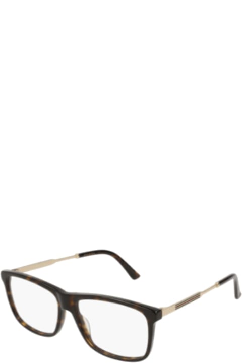 Gucci Eyewear Eyewear for Men Gucci Eyewear Gg0303o002 Havana Gold Transpare