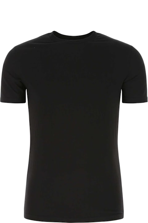 Dsquared2 Sale for Men Dsquared2 Black Stretch Cotton T-shirt