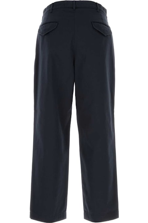 Nanamica for Women Nanamica Navy Blue Cotton Blend Pant