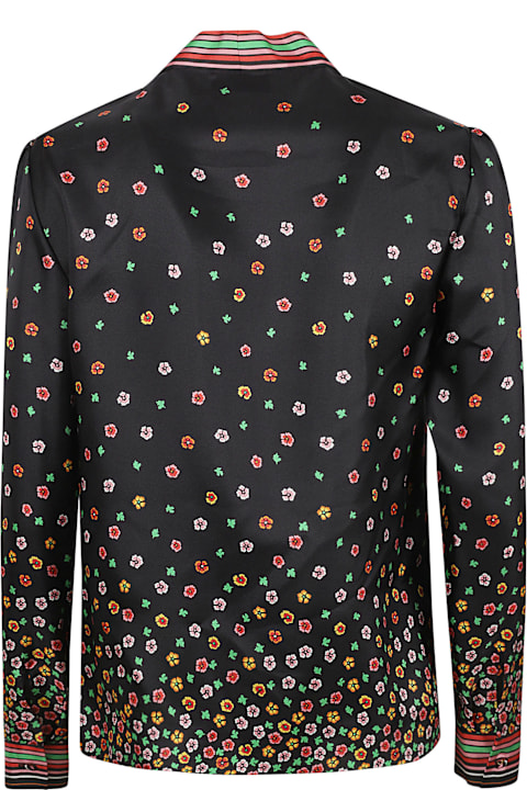 RED Valentino for Women RED Valentino Flowers & Stripes Shirt