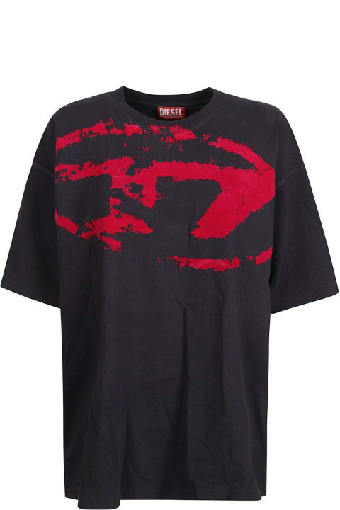 Diesel Topwear for Men Diesel T-boxt-n14 Logo Printed T-shirt