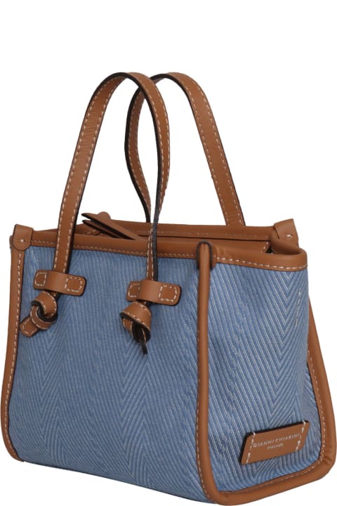 Gianni Chiarini Bags for Women Gianni Chiarini Light Blue Shopper