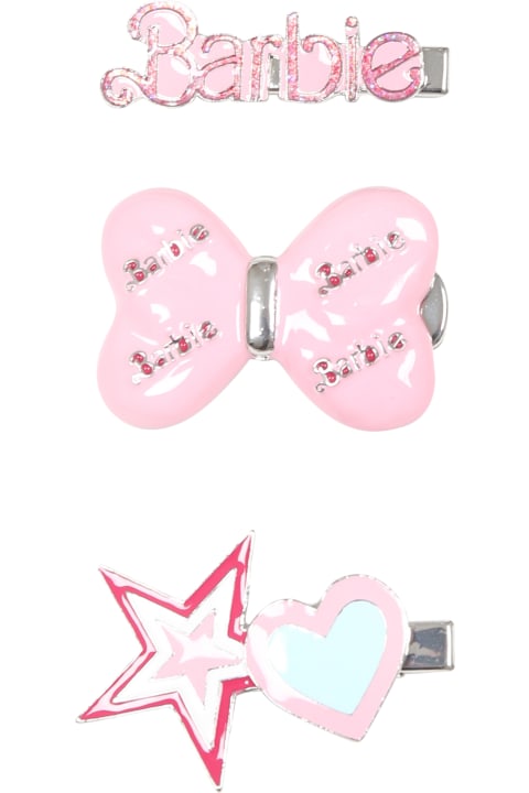 ガールズ Monnalisaのアクセサリー＆ギフト Monnalisa Pink Set For Girl With Bow And Star