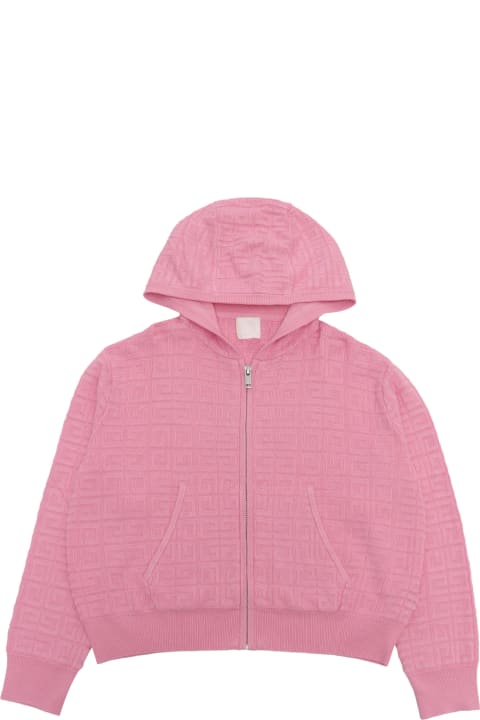 Givenchy for Girls Givenchy Pink Tricot Sweatshirt