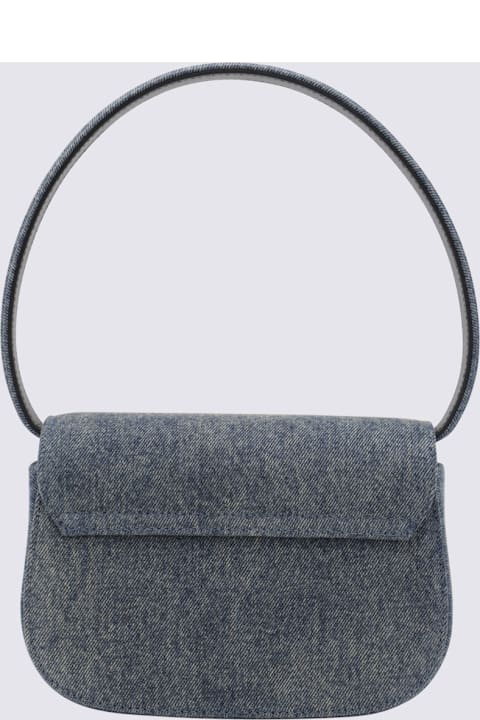 Homeware Diesel Denim Leather 1dr Shoulder Bag