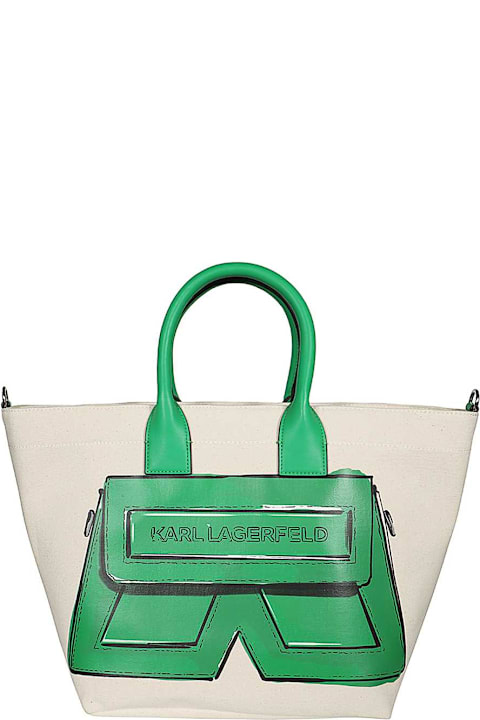 Karl Lagerfeld لـ Kids Karl Lagerfeld Canvas Tote Bag