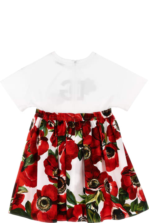Dolce & Gabbana Sale for Kids Dolce & Gabbana Poppy Print Dress