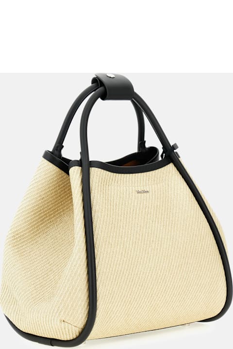 Max Mara Bags for Women Max Mara Summer Marines Rafia Handbag