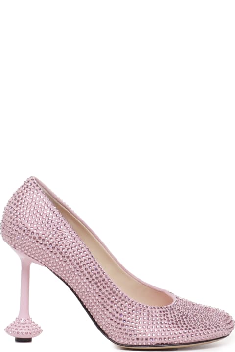 High-Heeled Shoes for Women Loewe Toy Pumps In Calfskin And Rhinestones