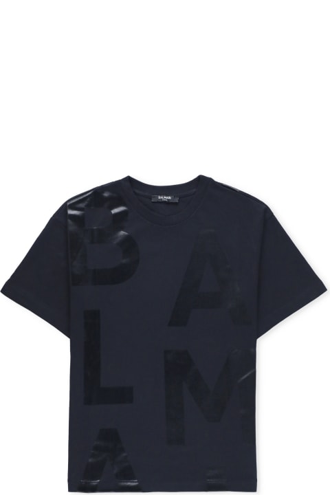 ボーイズ BalmainのTシャツ＆ポロシャツ Balmain T-shirt With Logo