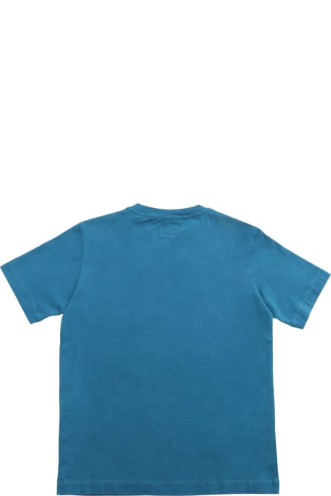 C.P. Company Undersixteen for Boys C.P. Company Undersixteen Blue T-shirt With Logo