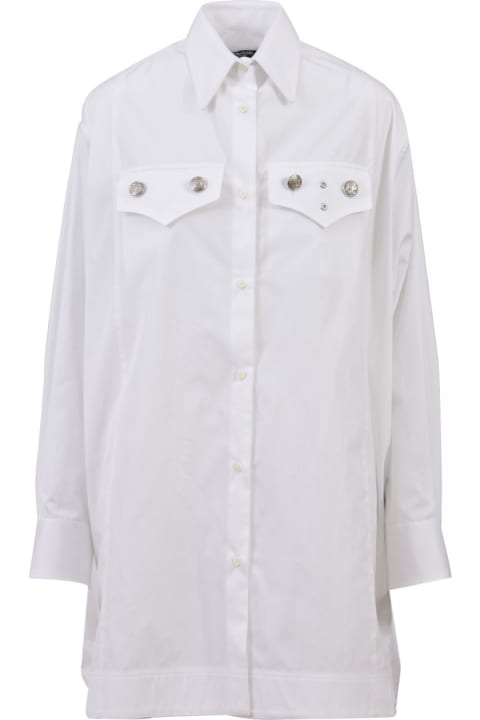 Calvin Klein for Women Calvin Klein White Cotton Shirt