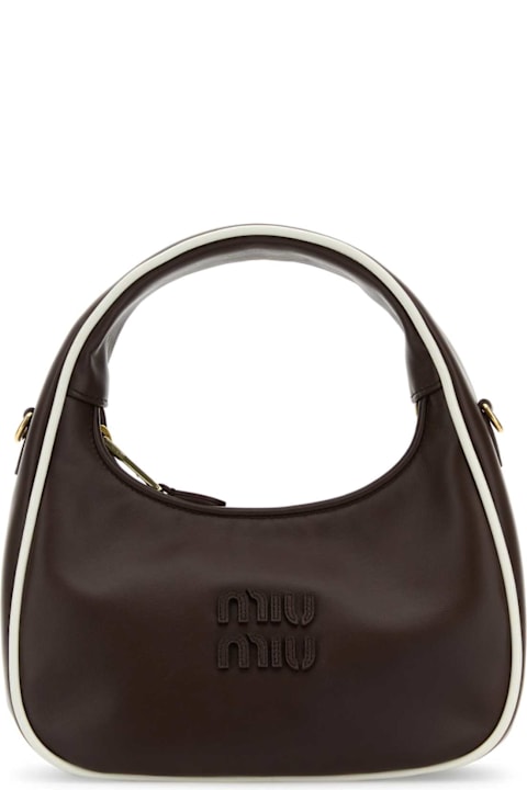 Fashion for Women Miu Miu Brown Leather Wander Handbag