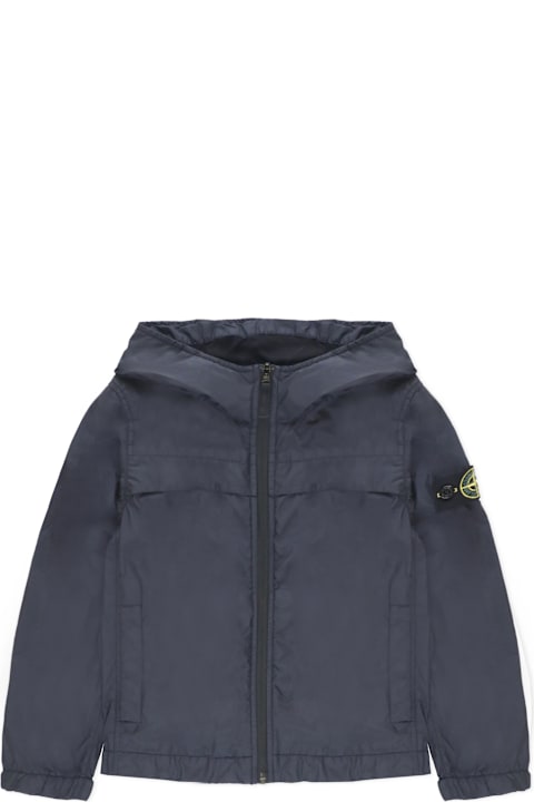 Stone Island معاطف وجواكت لـ أولاد Stone Island Jacket With Logo
