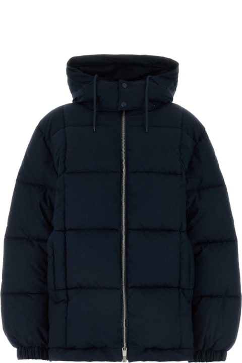 A.P.C. Coats & Jackets for Women A.P.C. Navy Blue Cotton Kyle Padded Jacket