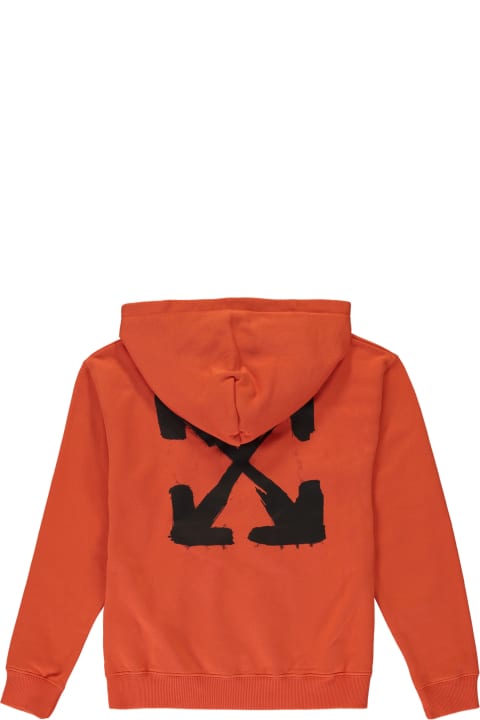 Fashion for Kids Off-White Cotton Full Zip Hoodie