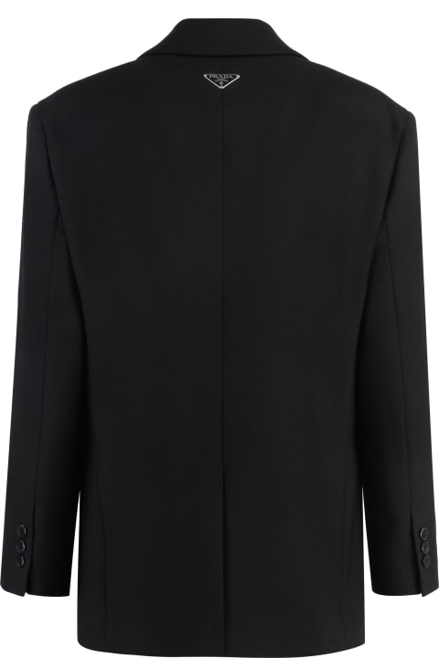 Coats & Jackets for Women Prada Single-breasted Two-button Blazer
