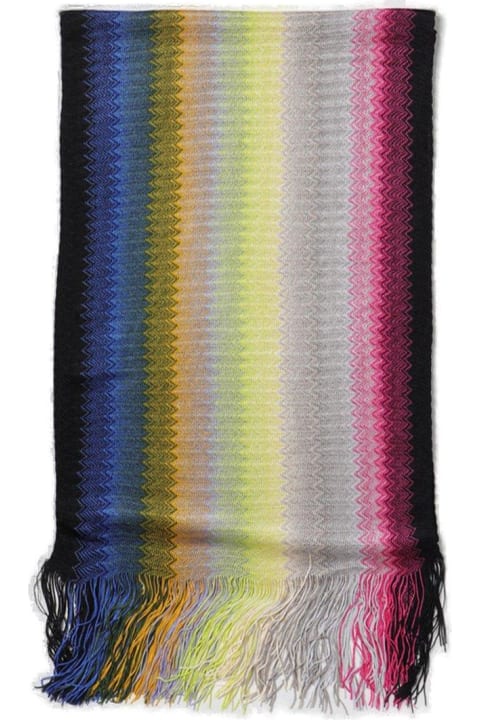 Scarves & Wraps for Women Missoni Zigzag Woven Fringed Scarf Missoni