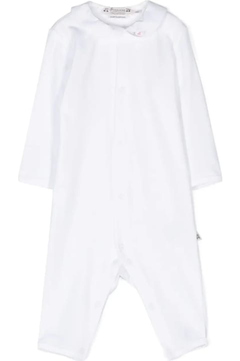 Bonpoint Clothing for Baby Girls Bonpoint White Andoche Pajamas