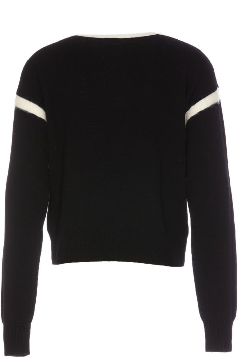 Sweaters for Men Saint Laurent Crewneck Long-sleeved Knitted Jumper